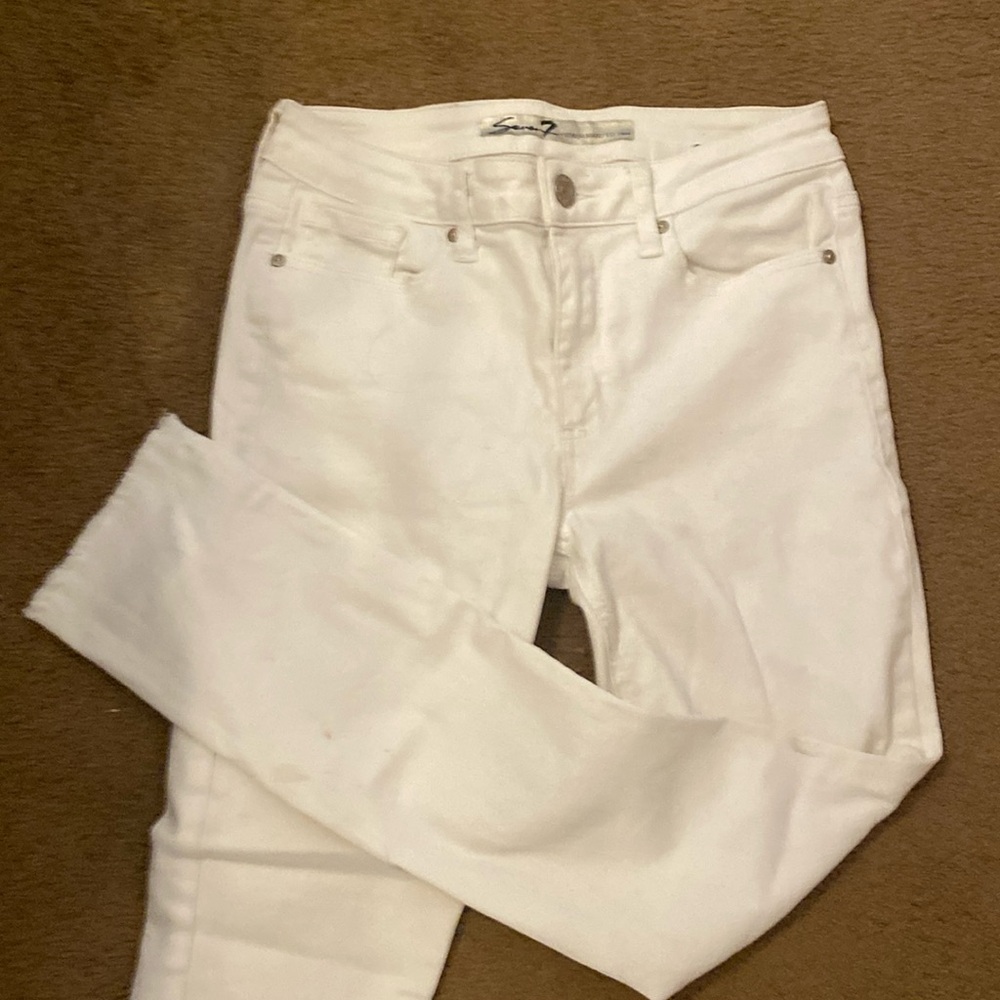 Seven for All Mankind white jeans size 6